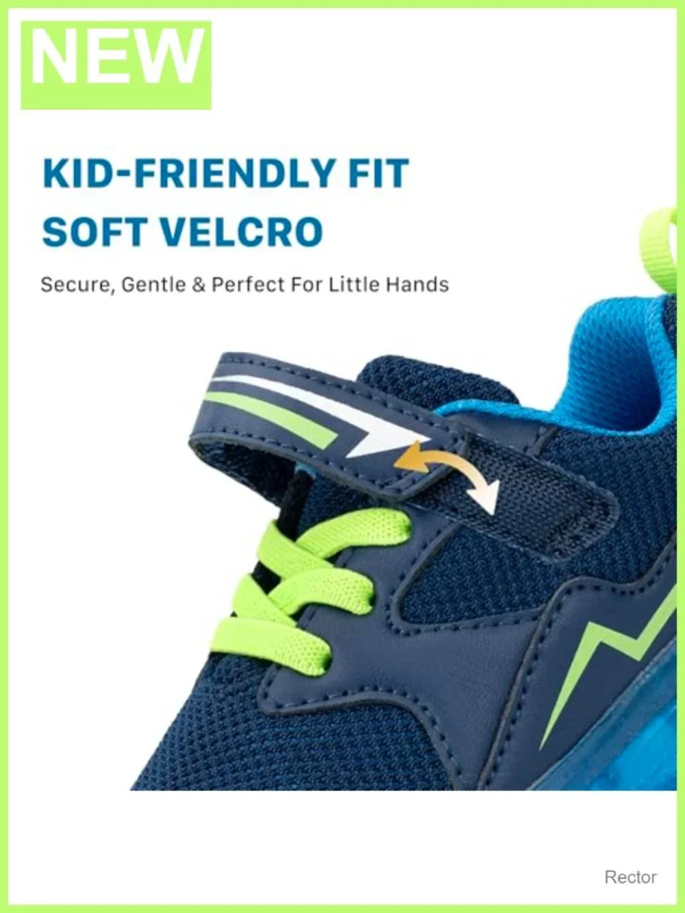 Toddler Light Up Sneakers Mesh LED Tennis Shoes Hook & Loop Kids Athletic